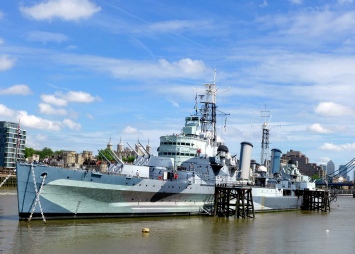Visit to HMS Belfast in London